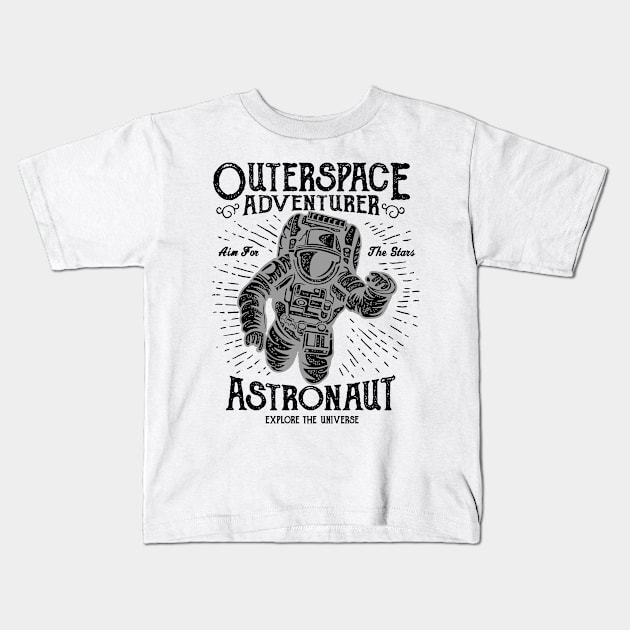 Atronaut Kids T-Shirt by Dojaja